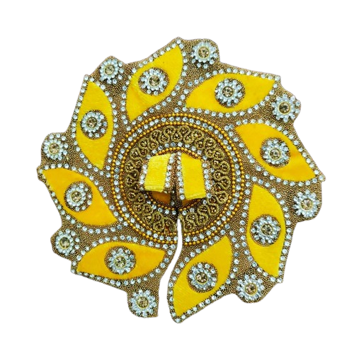 RADHAKRISHNA Creation Laddu Gopal Poshak Fancy Dress, Kanhaji Dress, Thakor ji Dress, New Beautiful Designer Vastra ladoo Gopal Dress, sudarsha //5 inch
